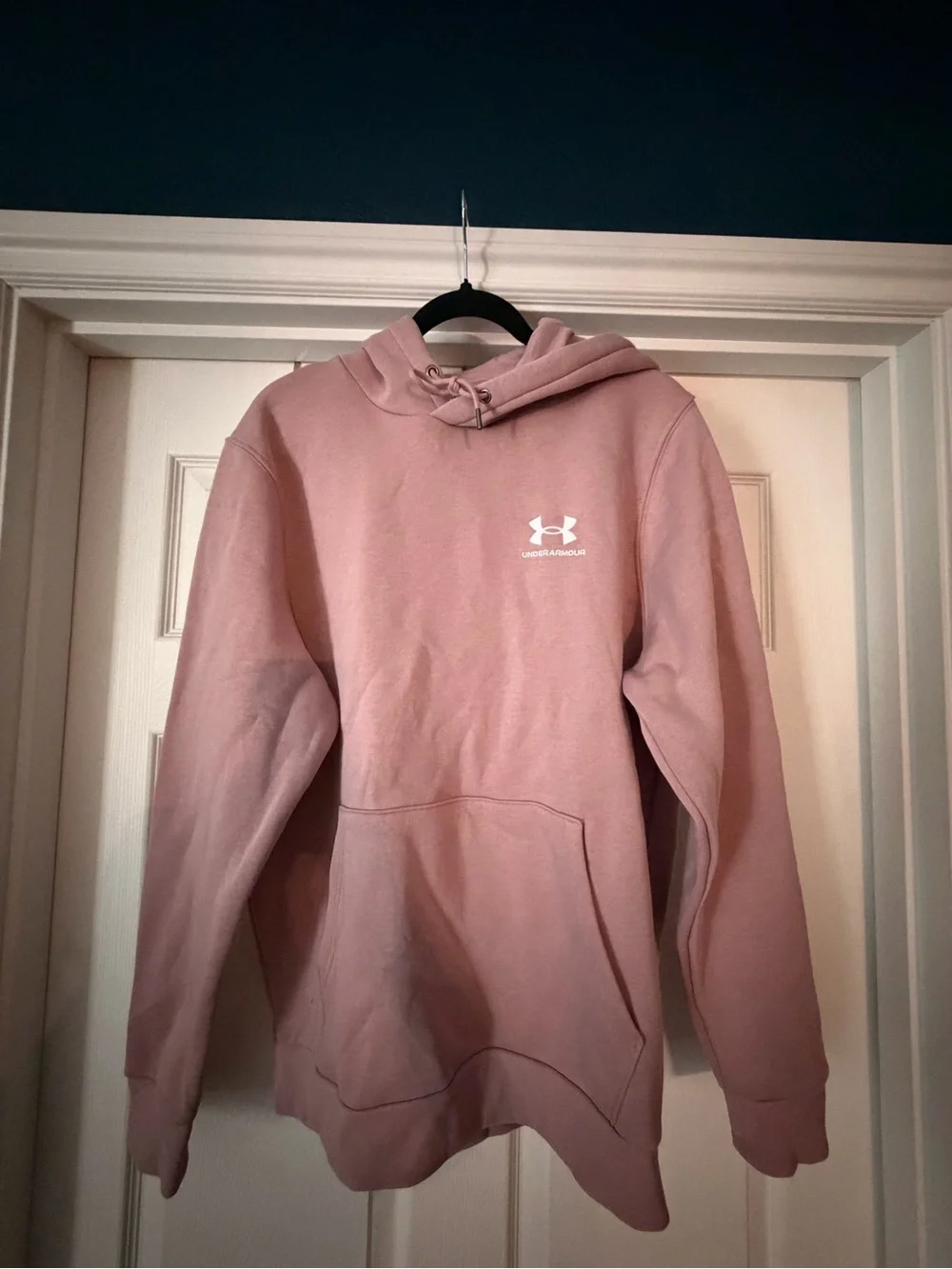 Under Armour Men's Pink Hoodie Sweatshirt